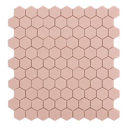 By Goof Mozaiek hexagon pink 3,5x3,5cm 1