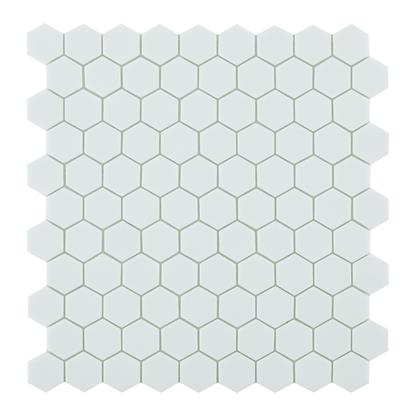 By Goof Mozaiek hexagon white 3,5x3,5cm 1